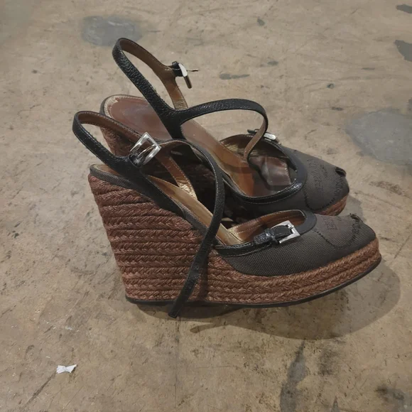 Prada Espadrille Wedges - Picture 7 of 8